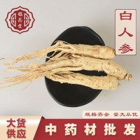 中藥材批發(fā)白人參零售新貨不硫初級農(nóng)產(chǎn)品產(chǎn)地貨源量大從優(yōu)可代發(fā)