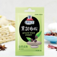 味好美純黑胡椒粉10g 燒烤牛排披薩西餐意大利面調(diào)料廚房家用