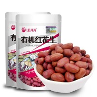 【廠家】有機(jī)紅皮花生380g去殼花生米五谷雜糧紅衣花生仁零食批發(fā)