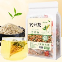 玄米茶大分量炒制糙米綠茶三角茶包袋泡茶現(xiàn)貨批發(fā)日式玄米綠茶