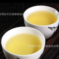 云南特產(chǎn)200g鑫芽竹編帶中國結(jié)普洱茶生茶沱茶茶葉