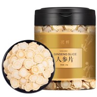 茗仟 參業(yè)廠家直銷東北特產(chǎn) 長白山人參 無硫熏 120克/瓶 人參片