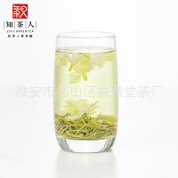 知茶人濃香型茶葉茉莉花茶新茶葉飄雪四川蒙頂山花毛峰500g散裝