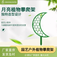 塑料月亮爬藤支架盆栽牽引園藝幾何植物攀爬支撐架陽臺裝飾花架子