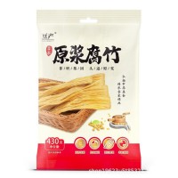 豆產(chǎn)客家原漿腐竹商用430g手工制作非油炸黃豆頭層豆腐皮農(nóng)家干貨