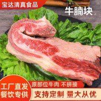 定制寶達整塊餐飲原料原切牛腩牛肉冷凍牛腩肉商用工廠直銷