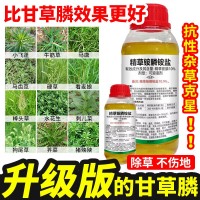 精草銨膦銨鹽正品爛根劑荒地牛筋飛蓬滅雜草甘草膦農藥強力除草劑